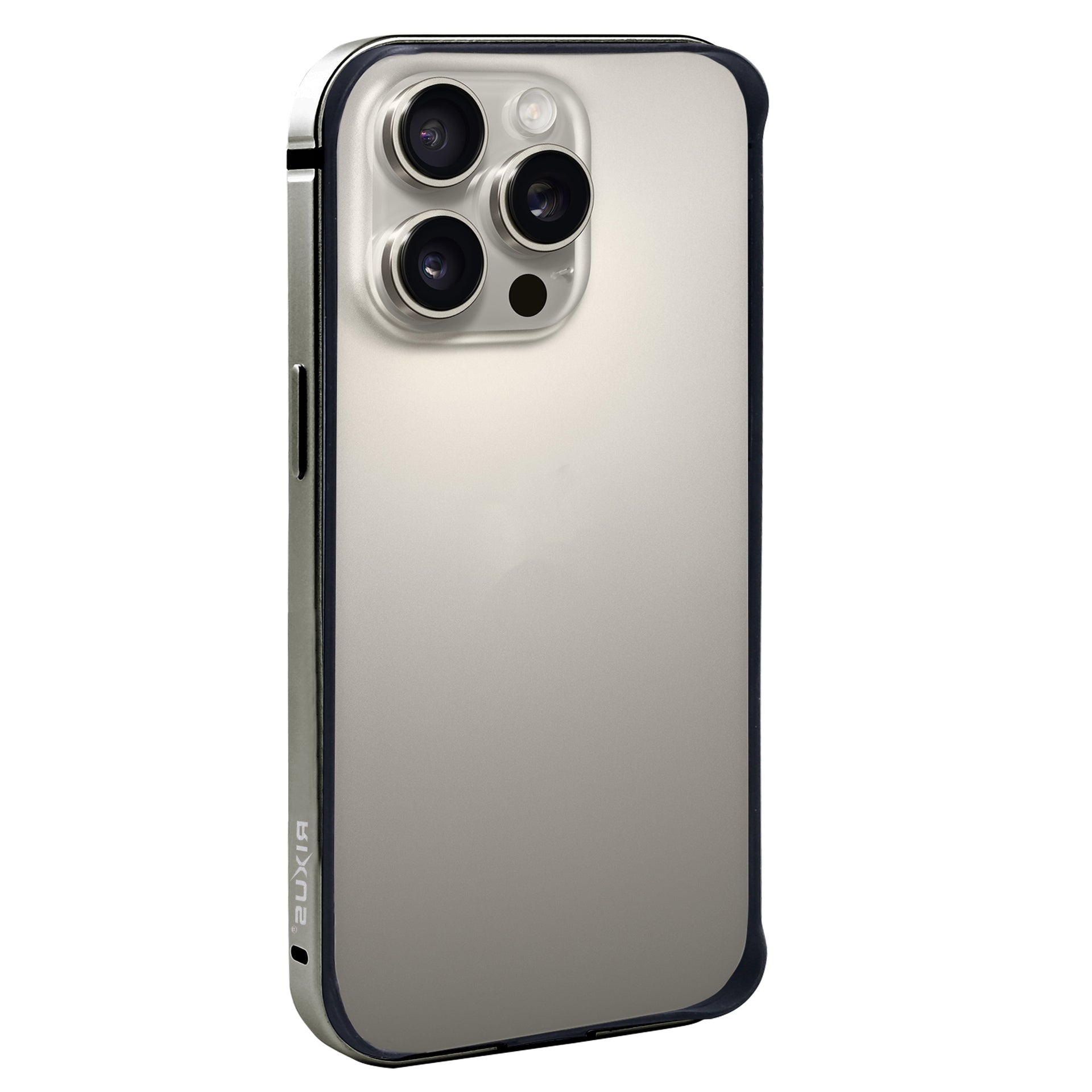Rixus Crash Guard Case For Apple iPhone 15 Pro Max Natural Titanium