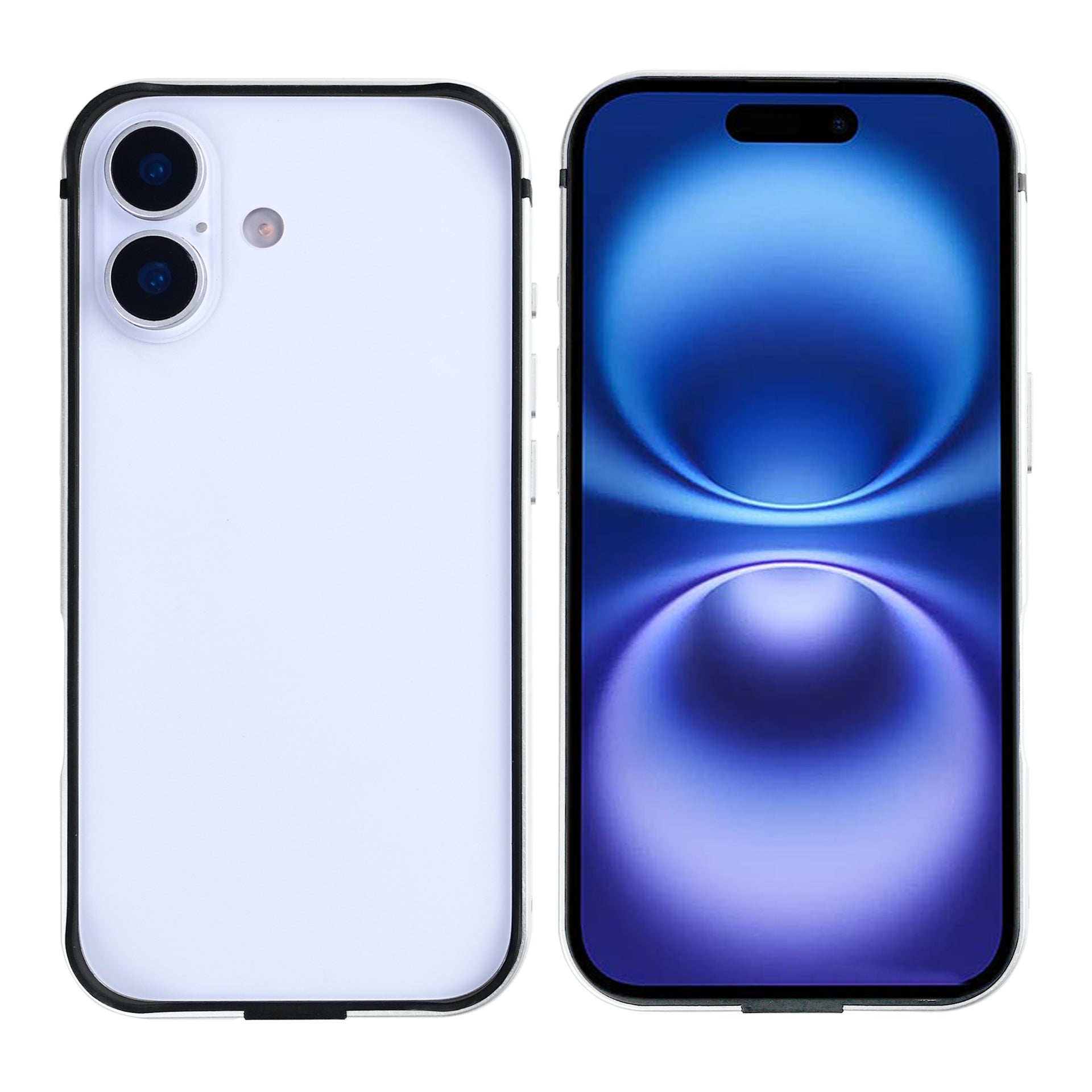 Rixus Crash Guard Case For Apple iPhone 16 White