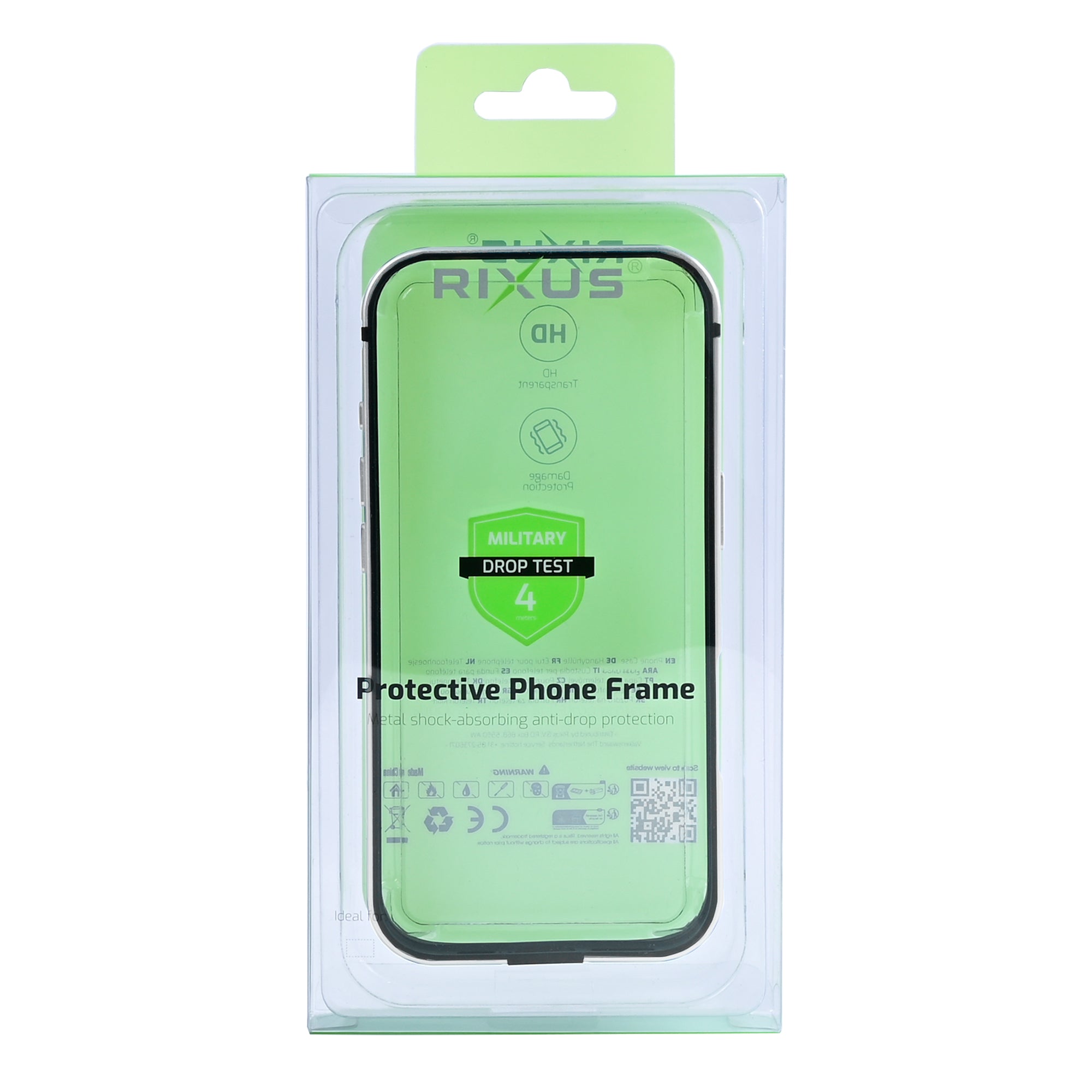 Rixus Crash Guard Case For Apple iPhone 16 White