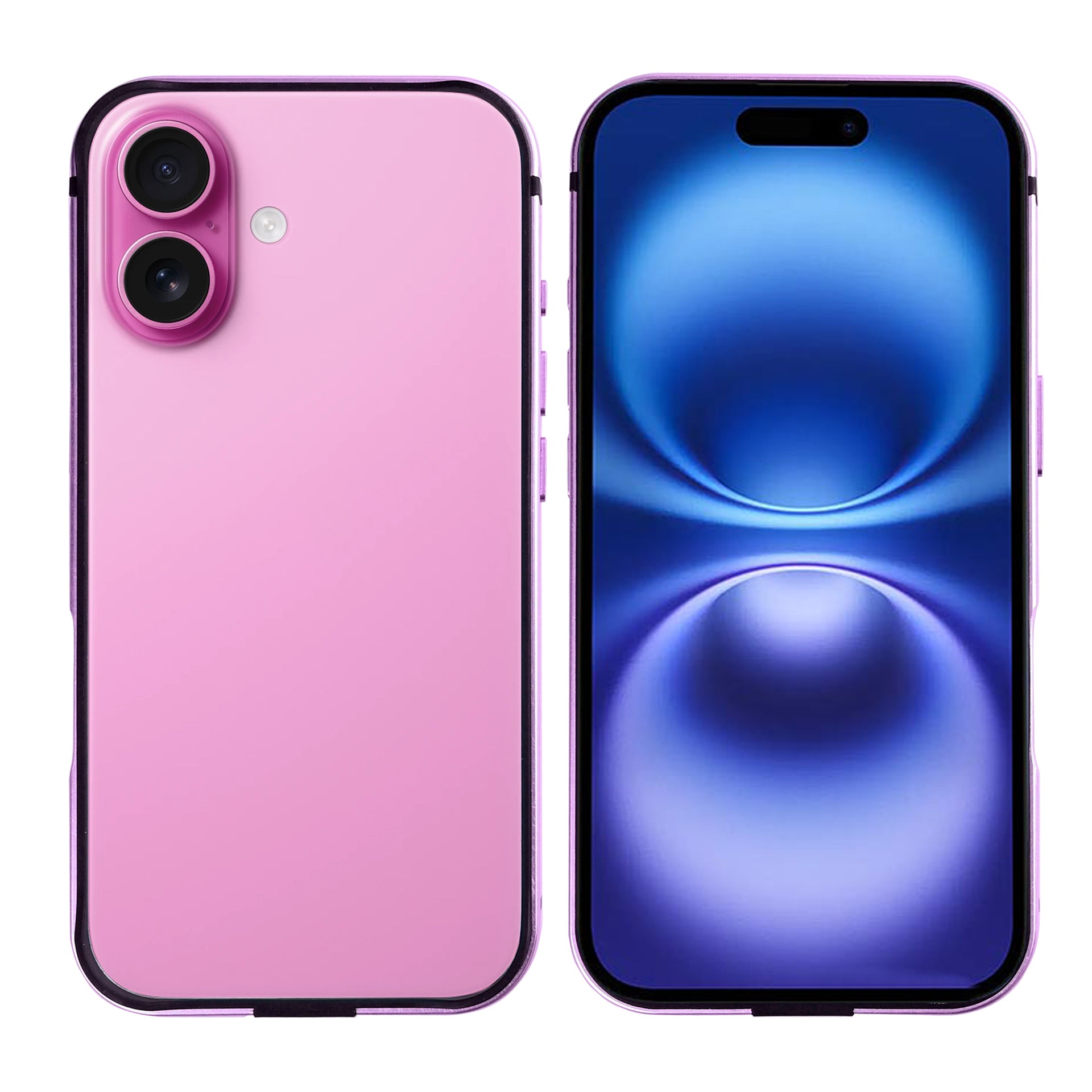Rixus Crash Guard Case For Apple iPhone 16 Pink