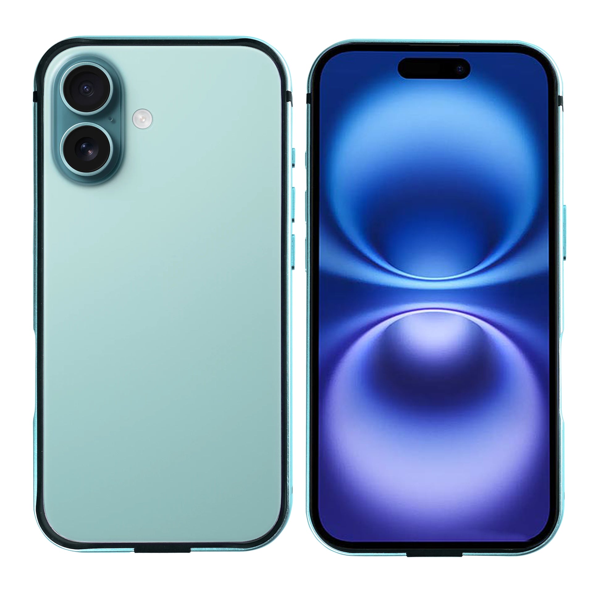 Rixus Crash Guard Case For Apple iPhone 16 Teal