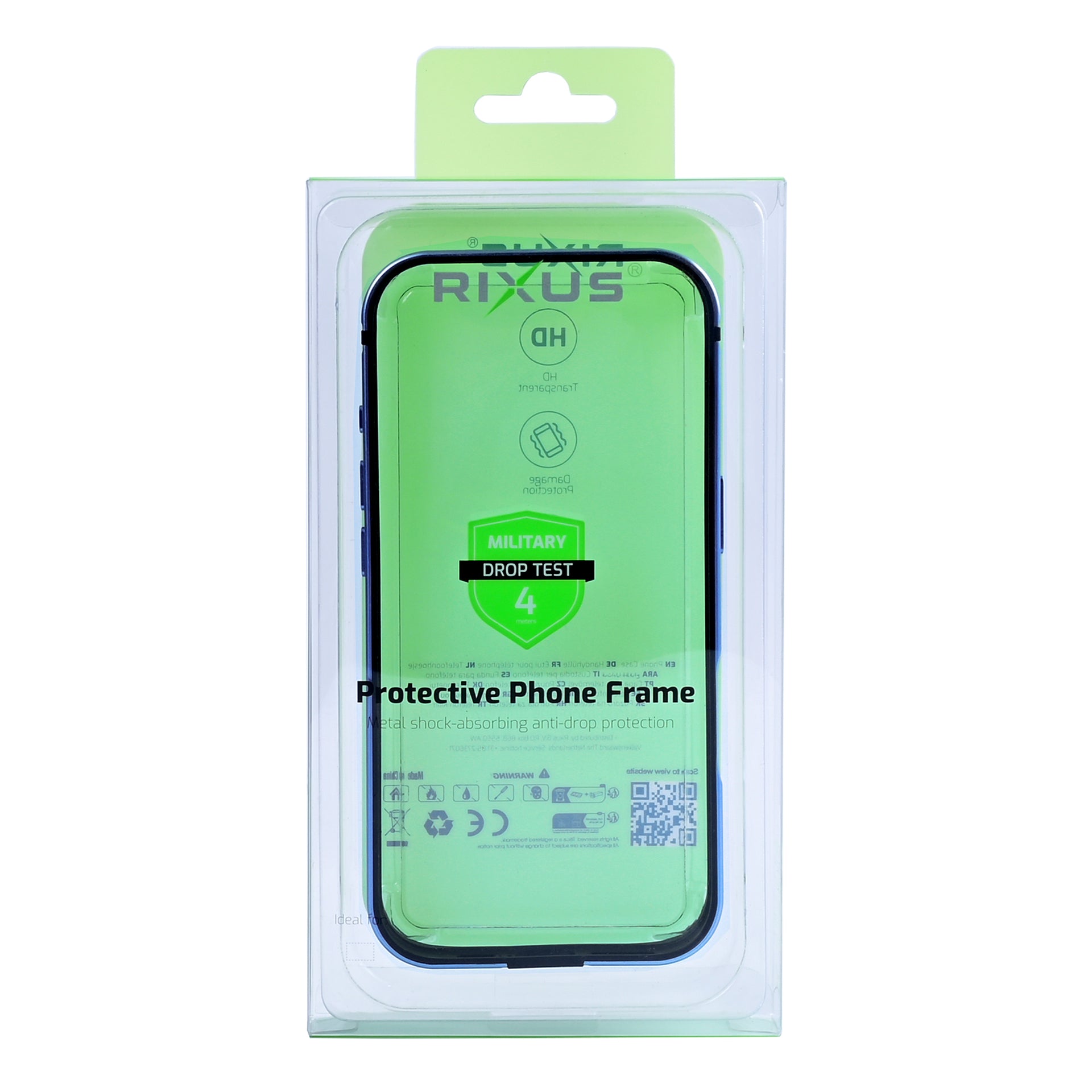 Rixus Crash Guard Case For Apple iPhone 16 Ultramarine
