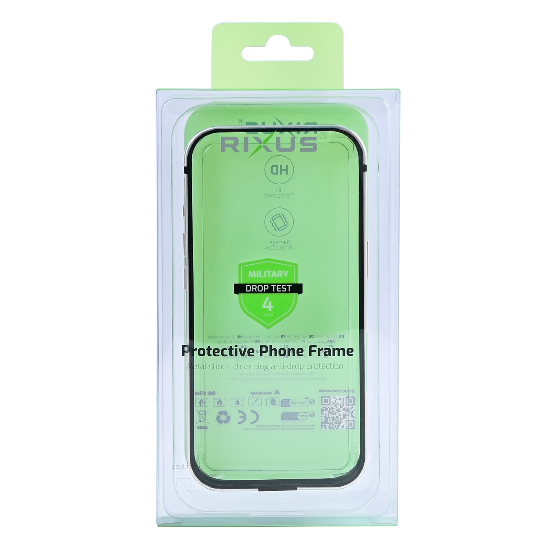 Rixus Crash Guard Case For Apple iPhone 16 Plus White