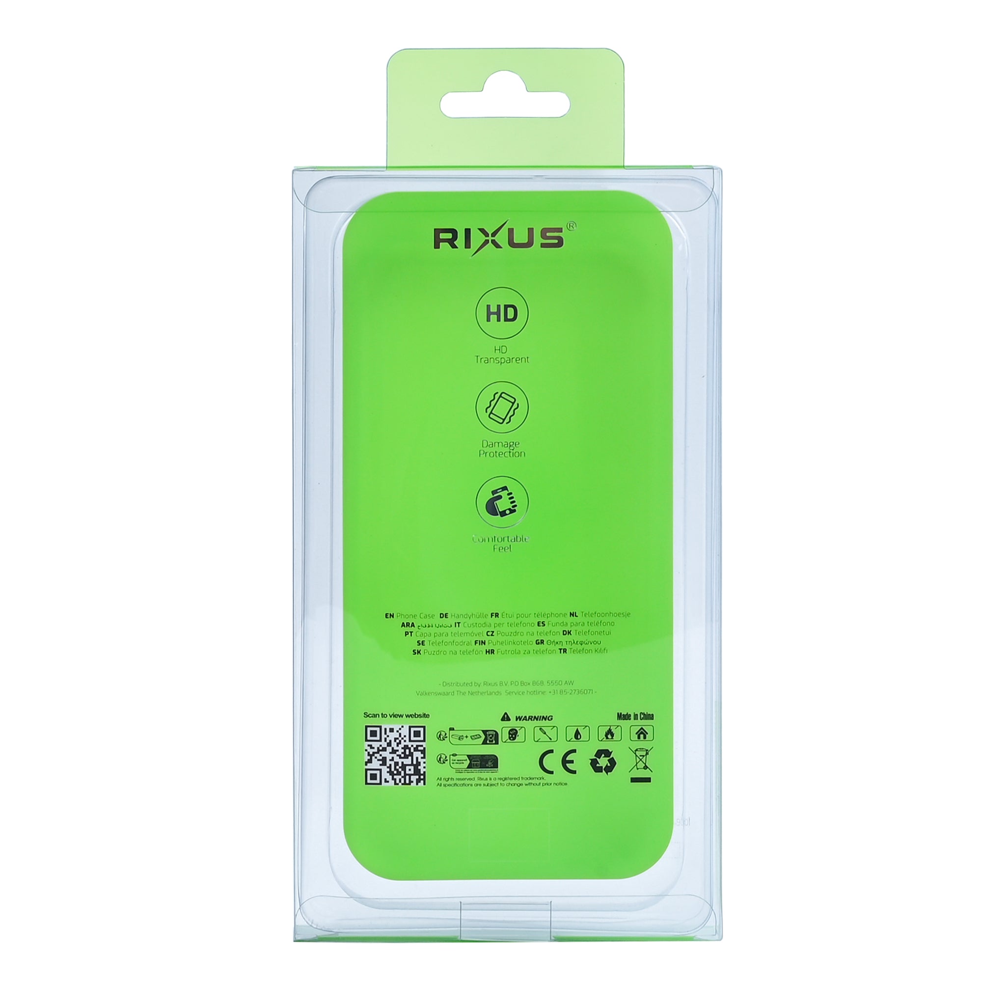 Rixus Crash Guard Case For Apple iPhone 16 Plus White