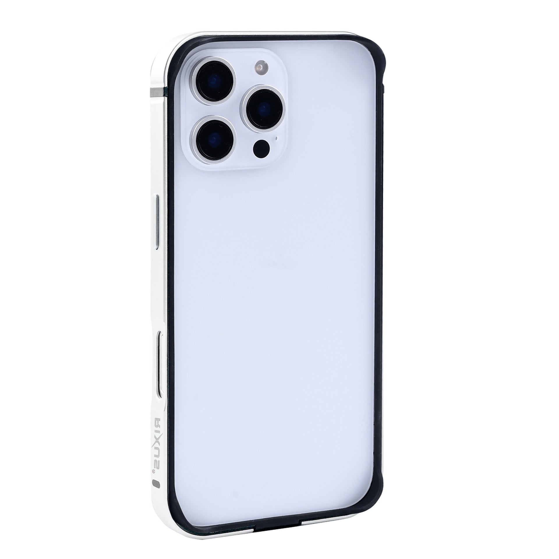 Rixus Crash Guard Case For Apple iPhone 16 Pro White Titanium