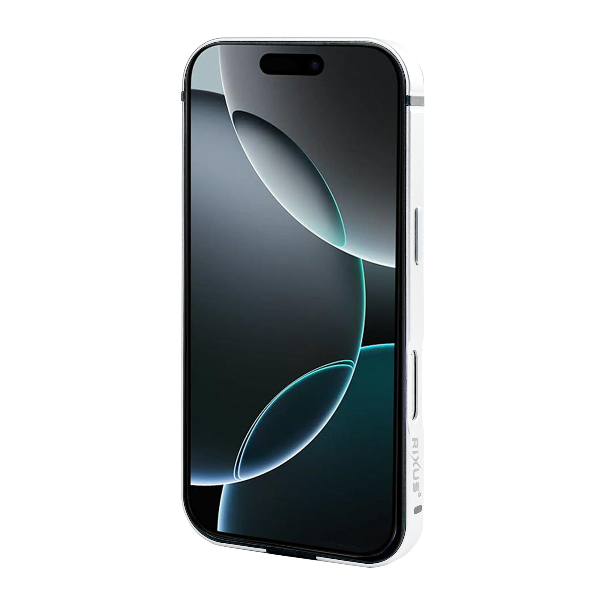 Rixus Crash Guard Case For Apple iPhone 16 Pro White Titanium