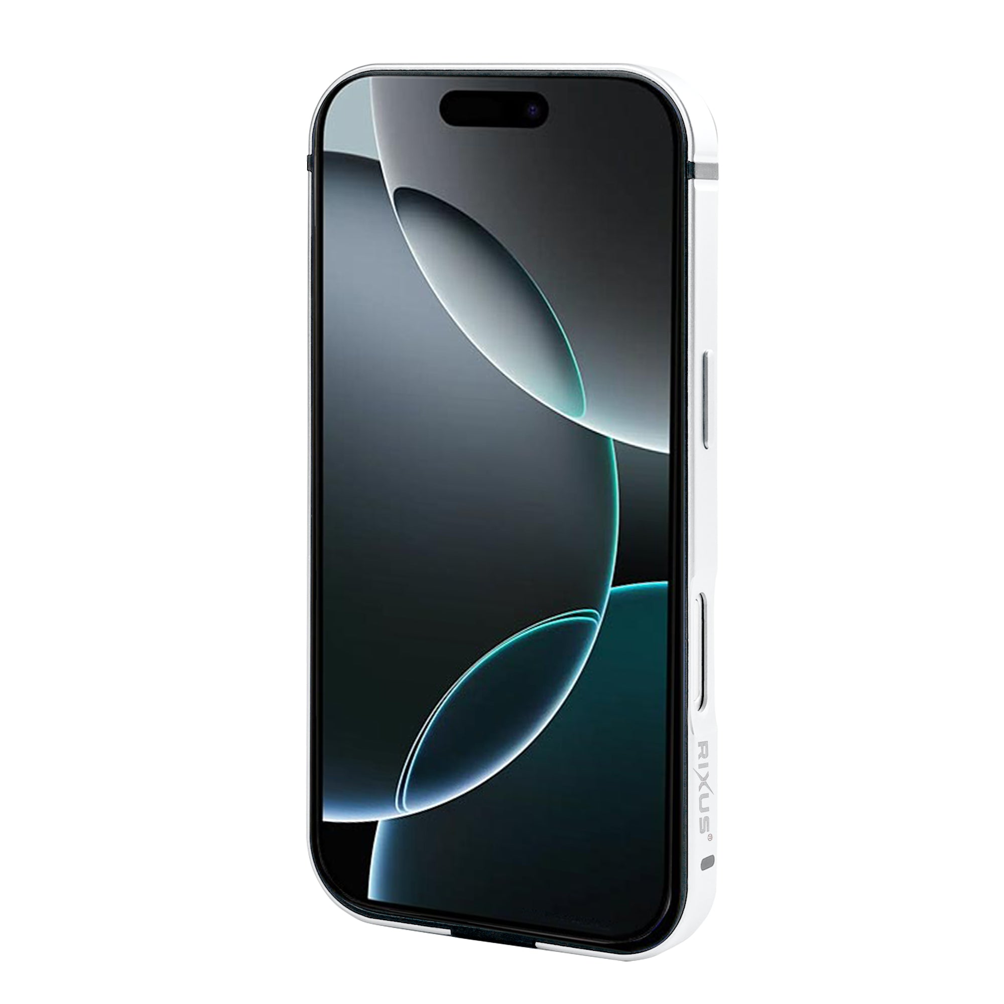 Rixus Crash Guard Case For Apple iPhone 16 Pro White Titanium