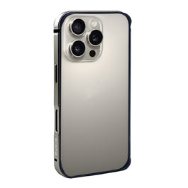 Rixus Crash Guard Case For Apple iPhone 16 Pro Natural Titanium