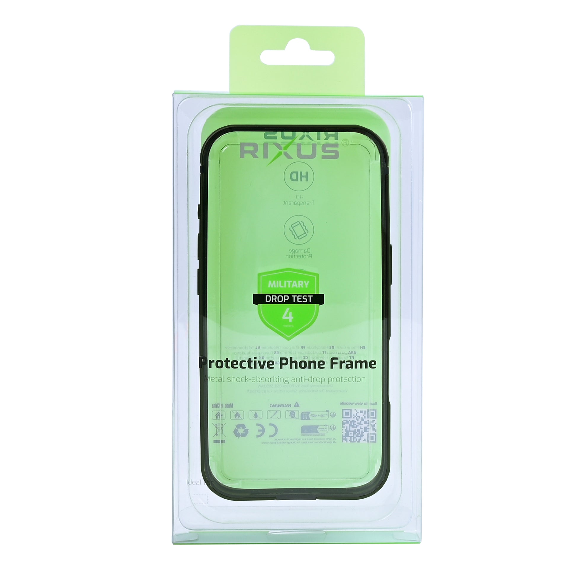 Rixus Crash Guard Case For Apple iPhone 16 Pro Natural Titanium