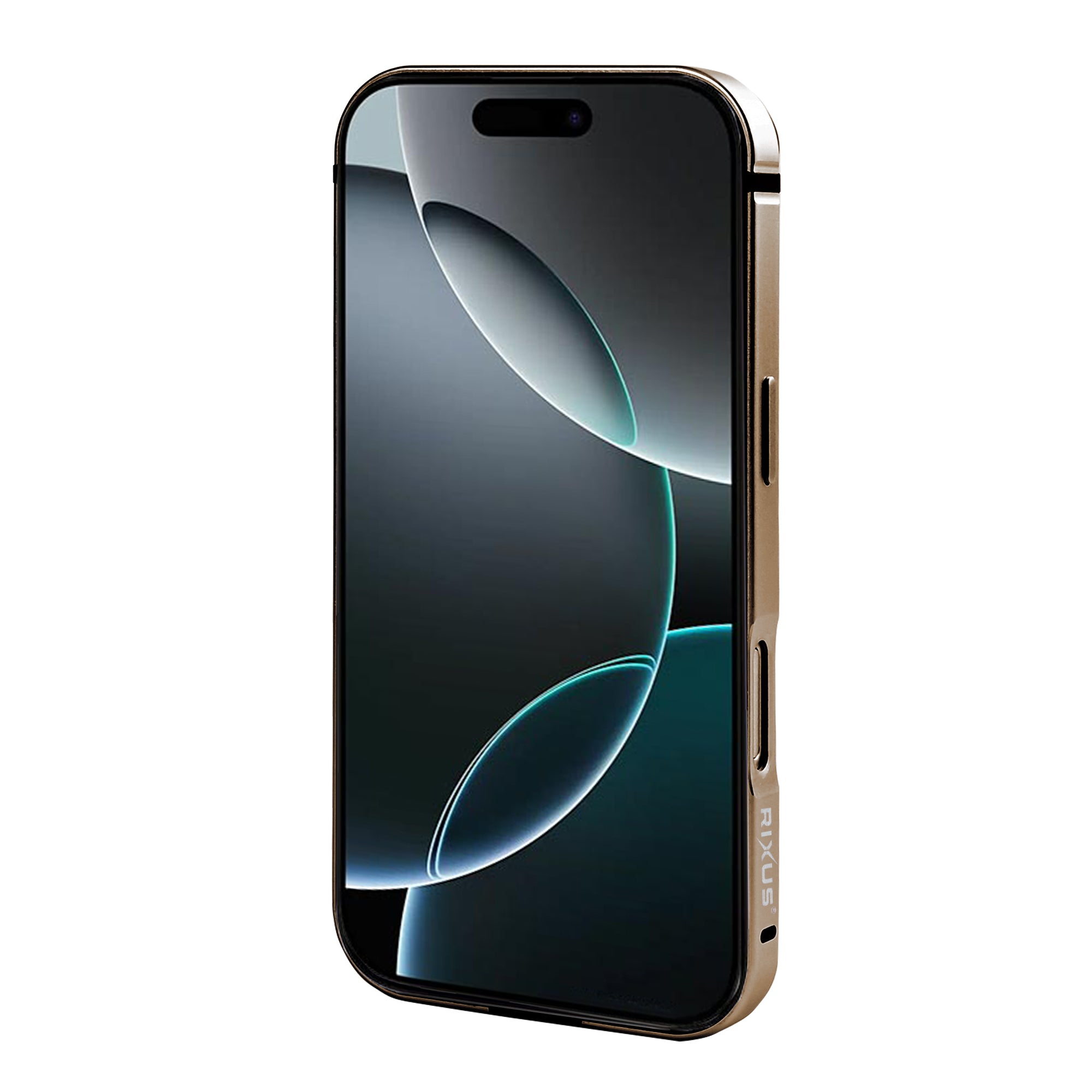 Rixus Crash Guard Case For Apple iPhone 16 Pro Desert Titanium