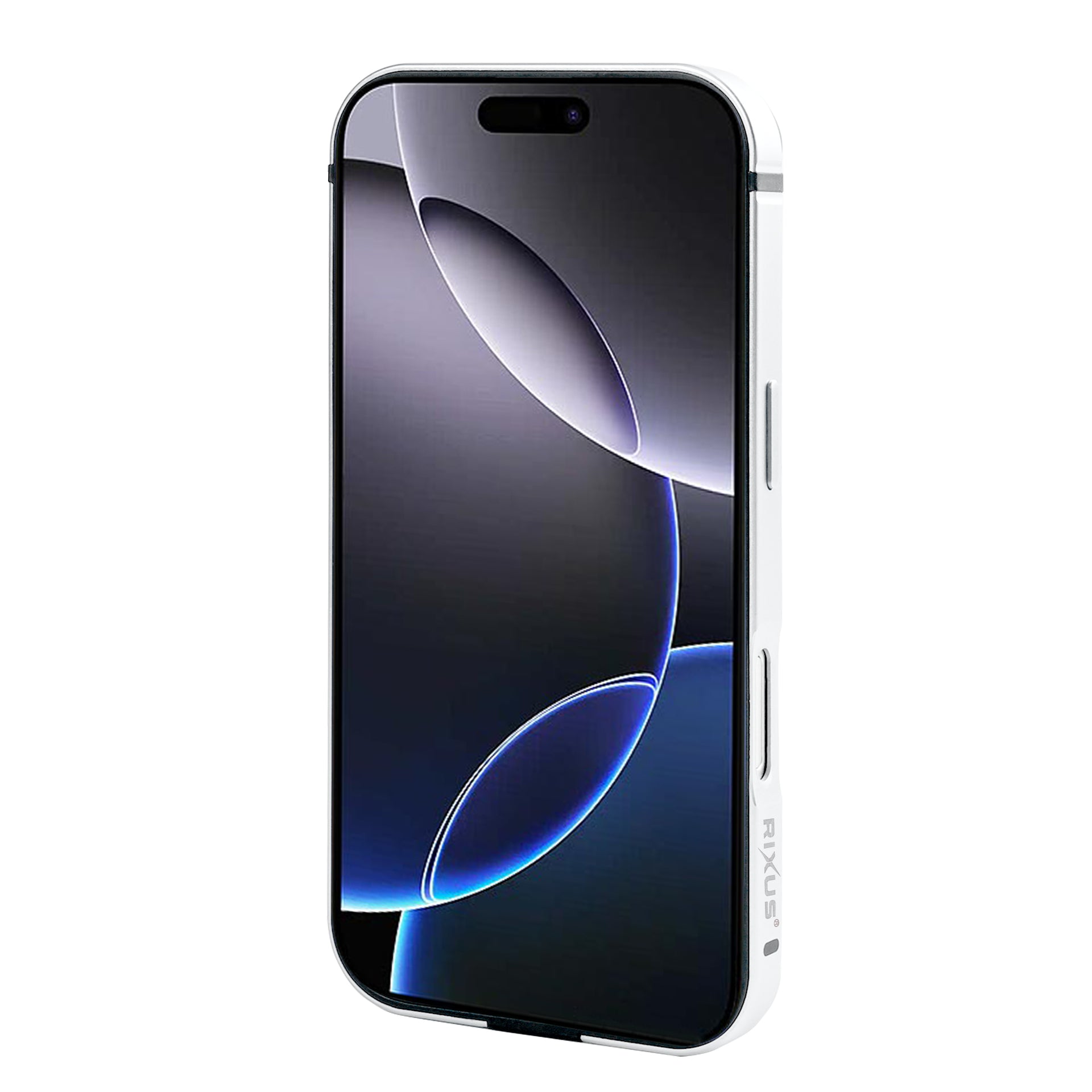 Rixus Crash Guard Case For Apple iPhone 16 Pro Max White Titanium