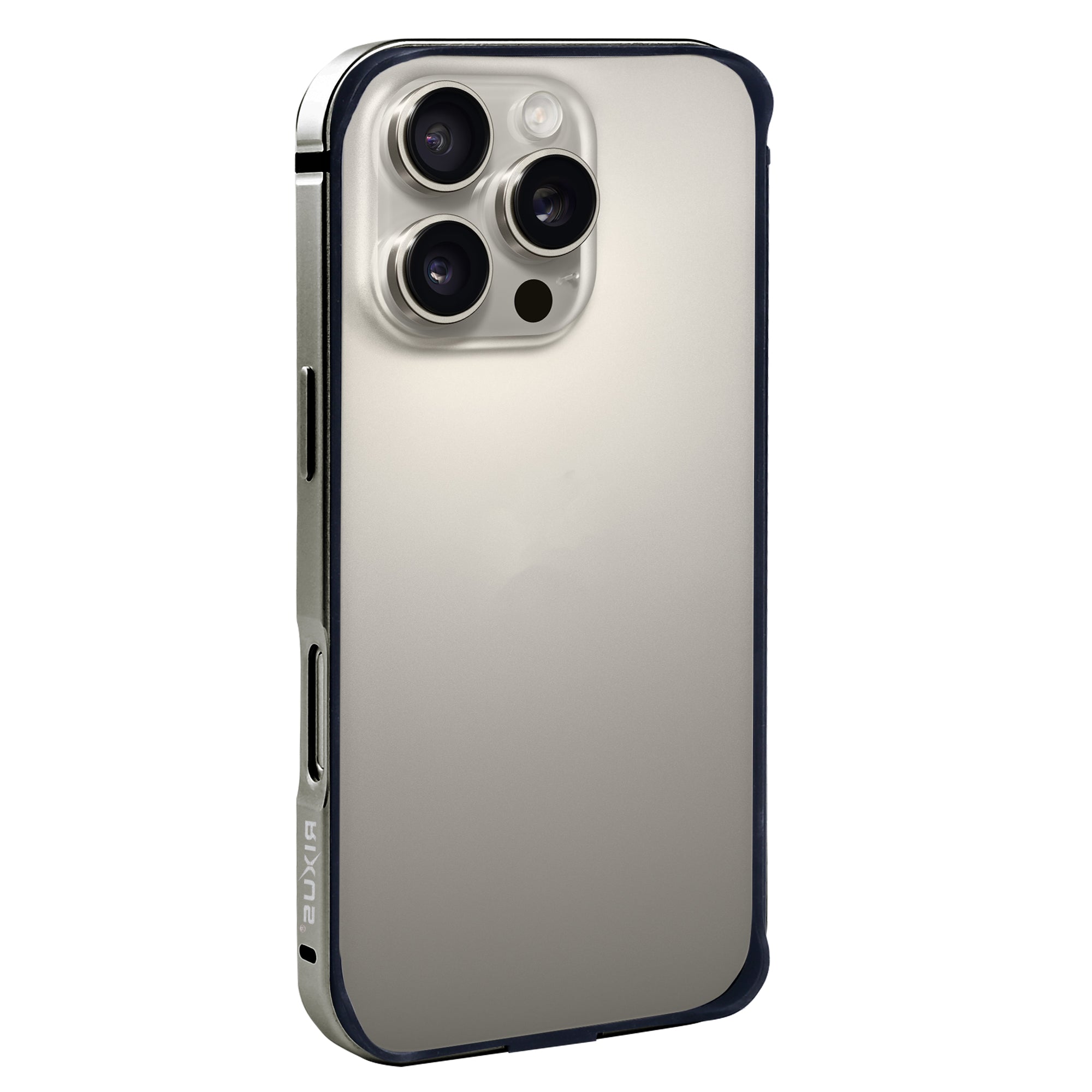 Rixus Crash Guard Case For Apple iPhone 16 Pro Max Natural Titanium