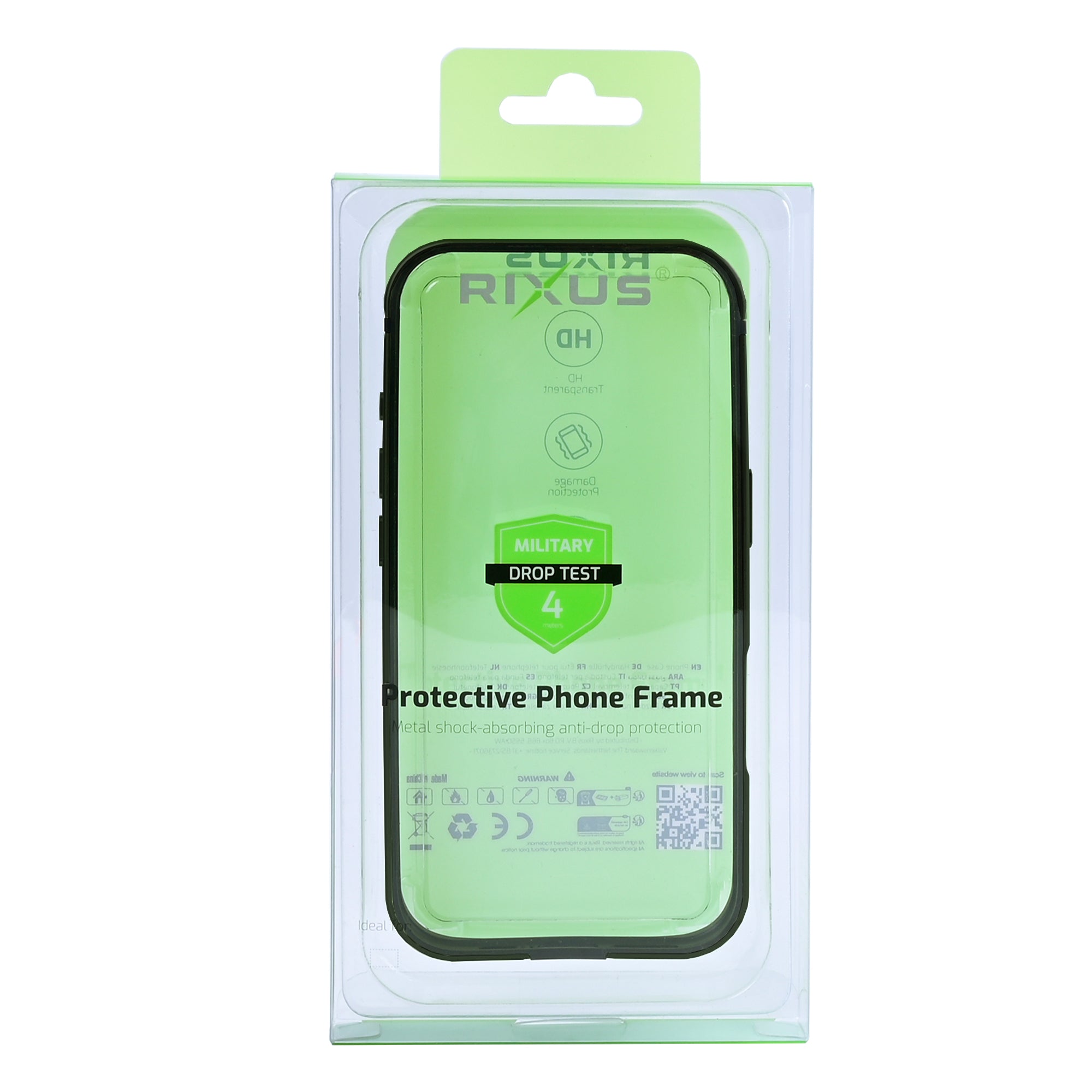 Rixus Crash Guard Case For Apple iPhone 16 Pro Max Natural Titanium