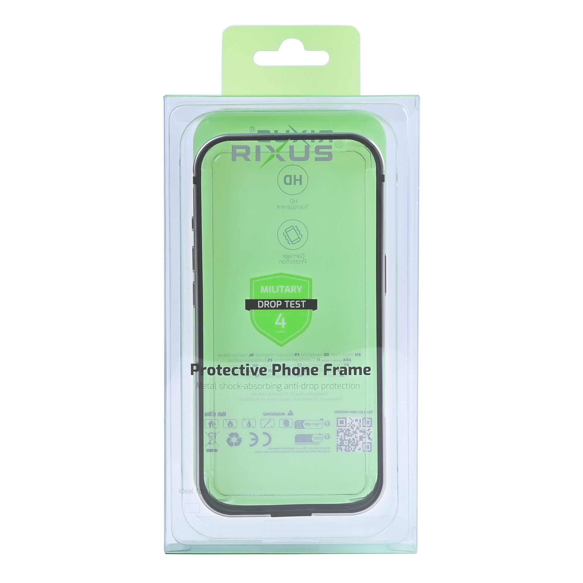 Rixus Crash Guard Case For Apple iPhone 17 Silver