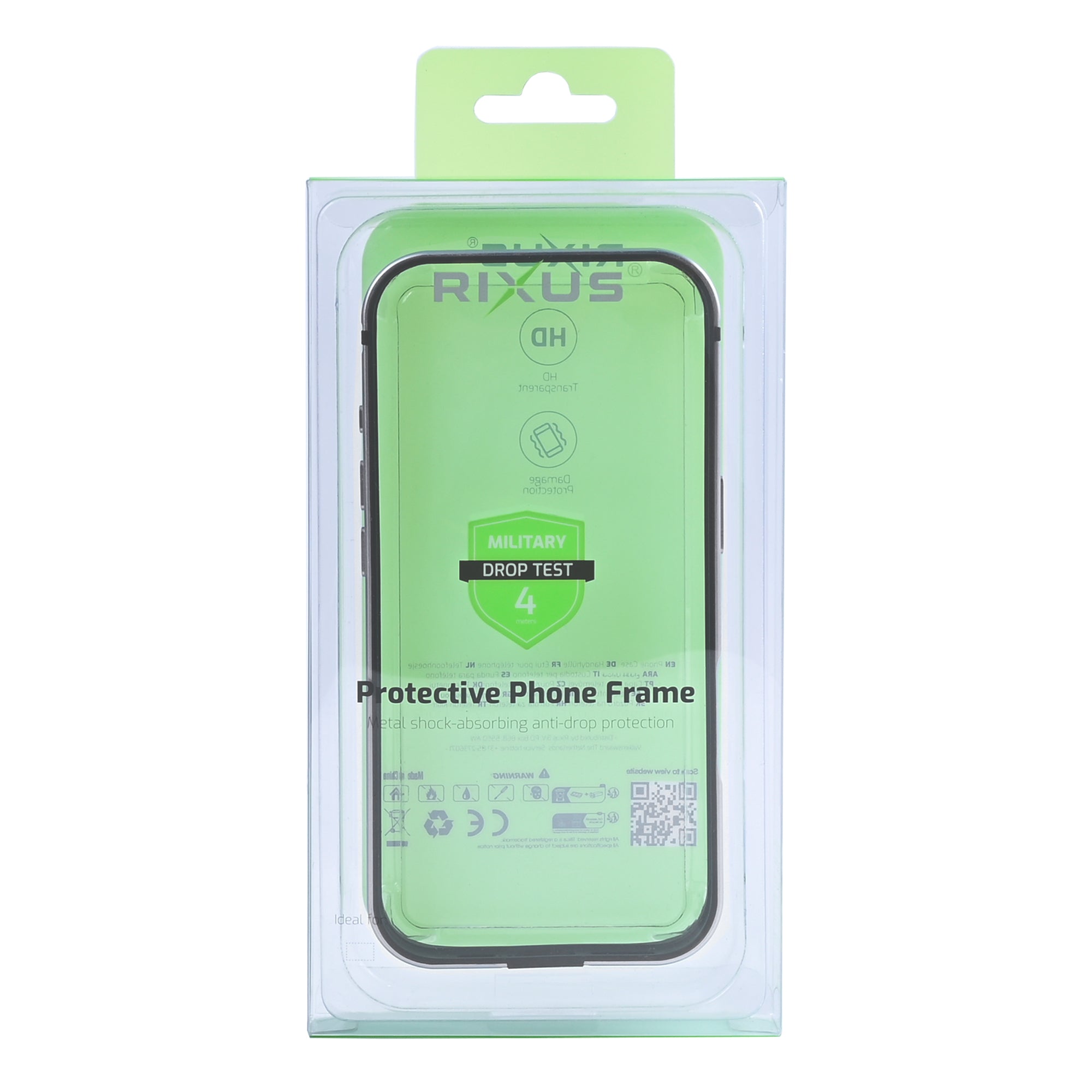 Rixus Crash Guard Case For Apple iPhone 17 Silver