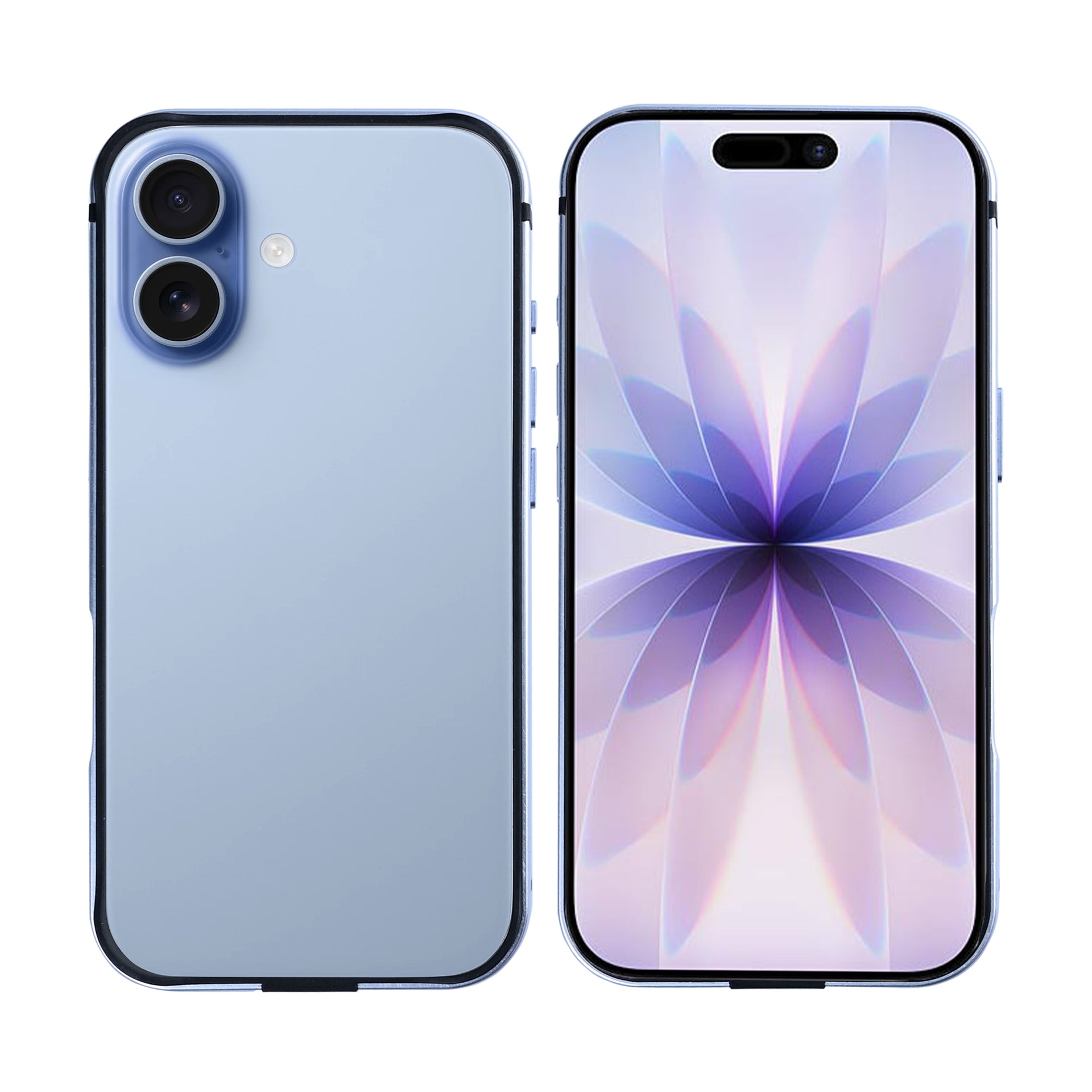 Rixus Crash Guard Case For Apple iPhone 17 Light Blue