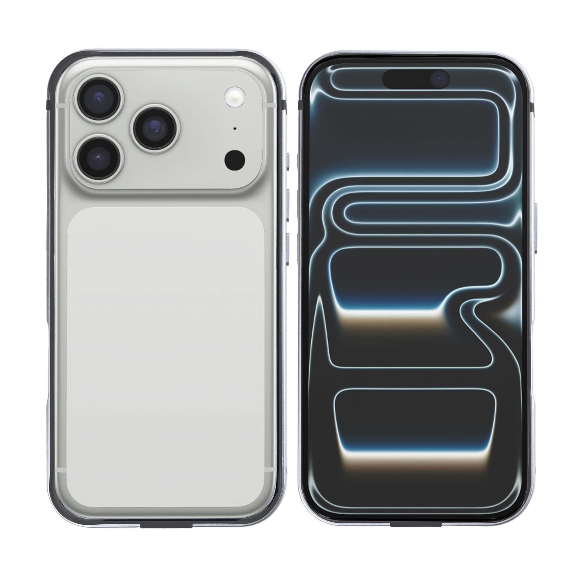 Rixus Crash Guard Case For Apple iPhone 17 Pro Silver