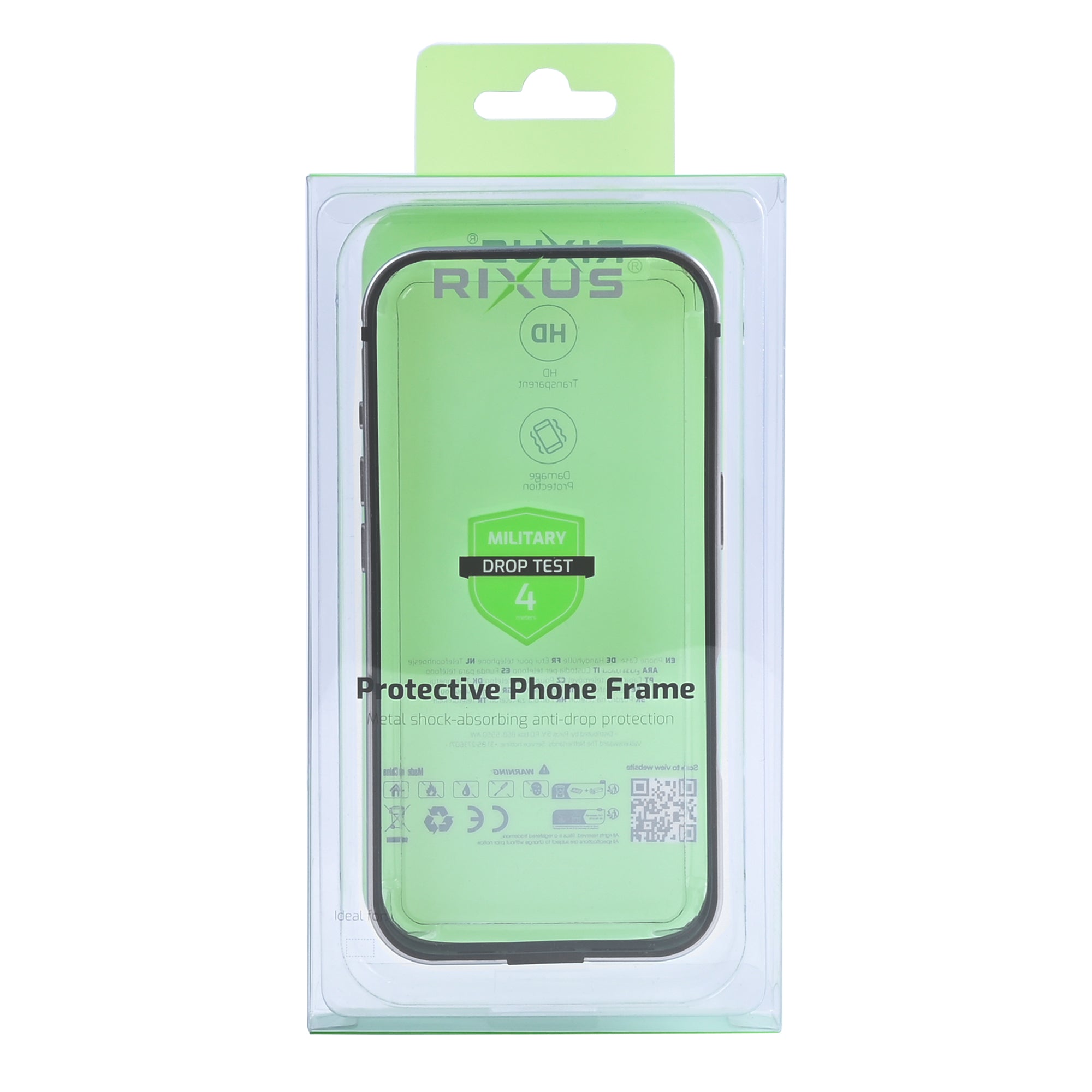 Rixus Crash Guard Case For Apple iPhone 17 Pro Silver