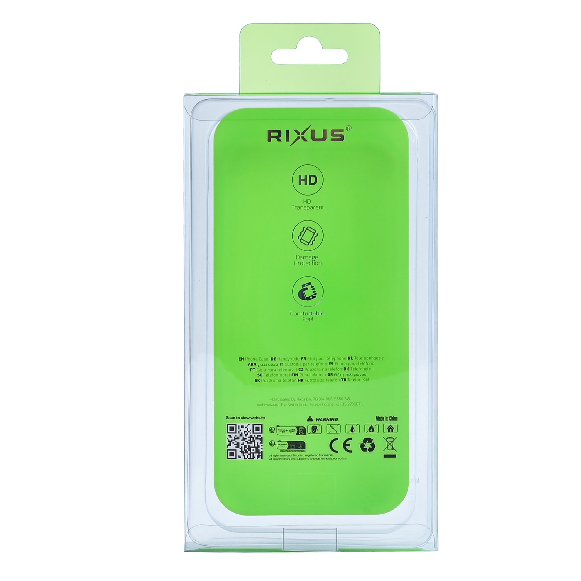 Rixus Crash Guard Case For Apple iPhone 17 Pro Orange