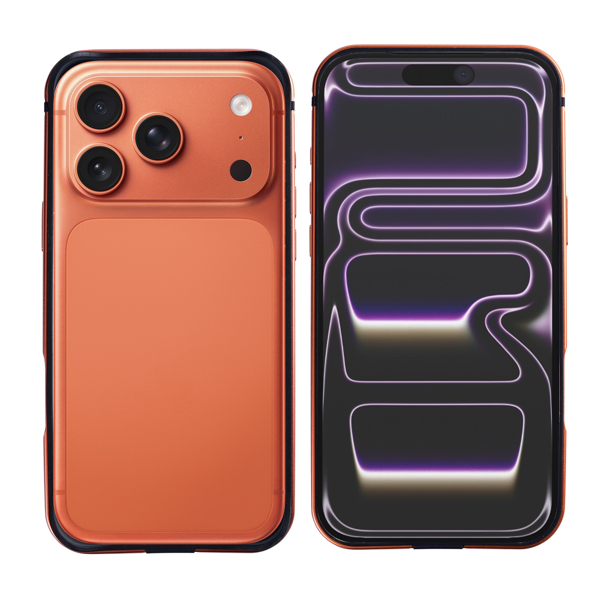 Rixus Crash Guard Case For Apple iPhone 17 Pro Max Orange