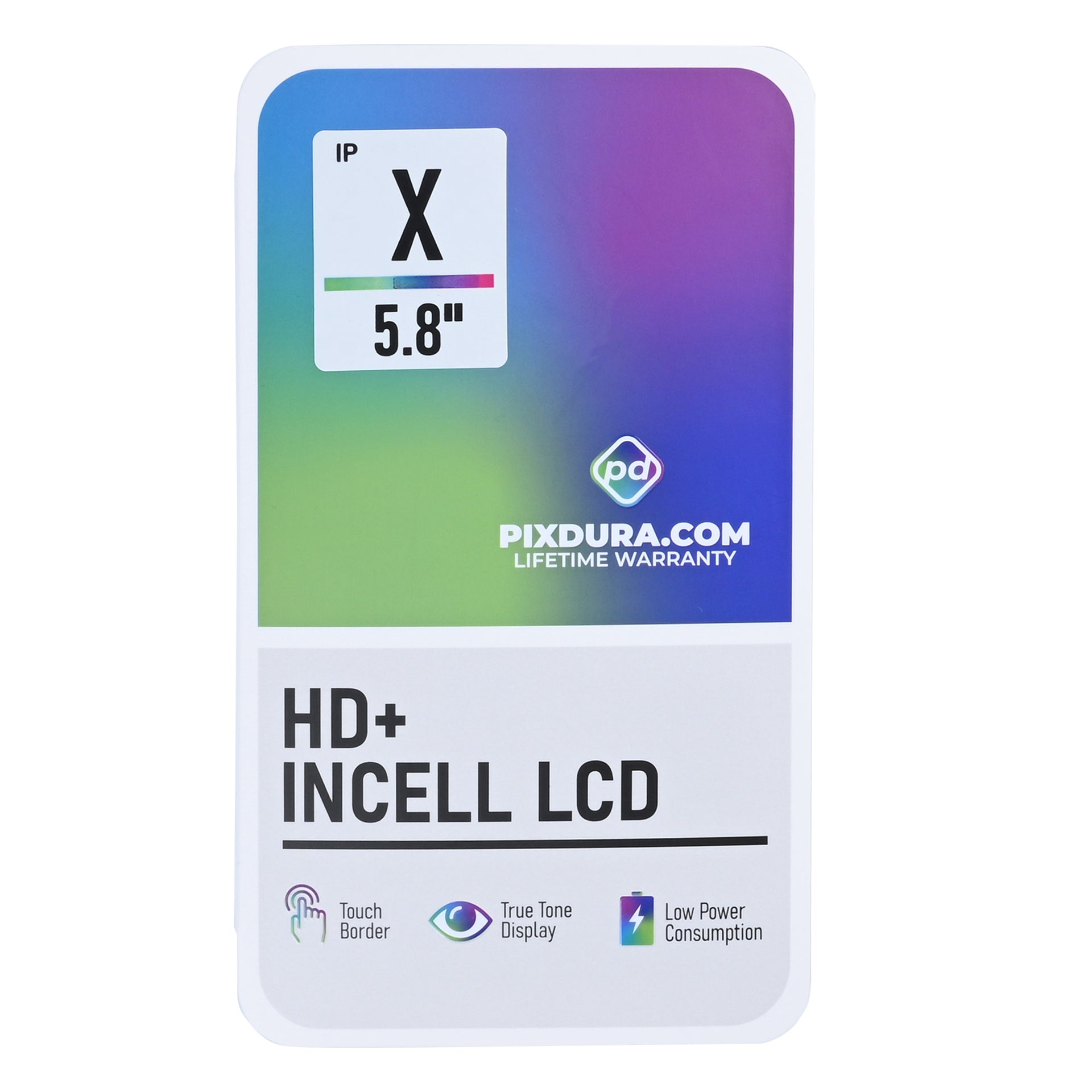 PIXDURA For Apple iPhone X Display And Digitizer In-Cell HD+ (60Hz)