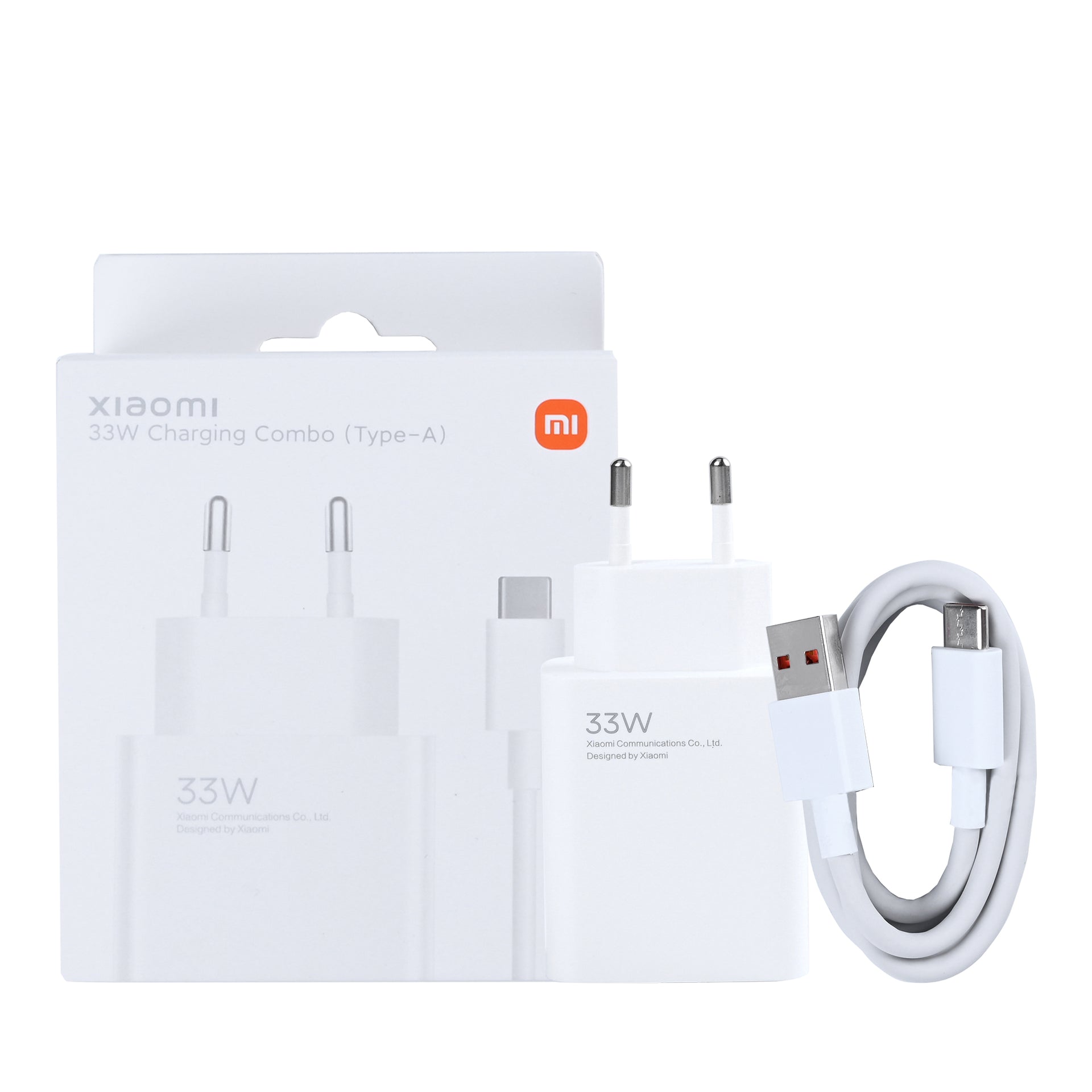 Xiaomi Charging Combo MDY-11-EZ USB-A 100cm 33W White Original Retail Box