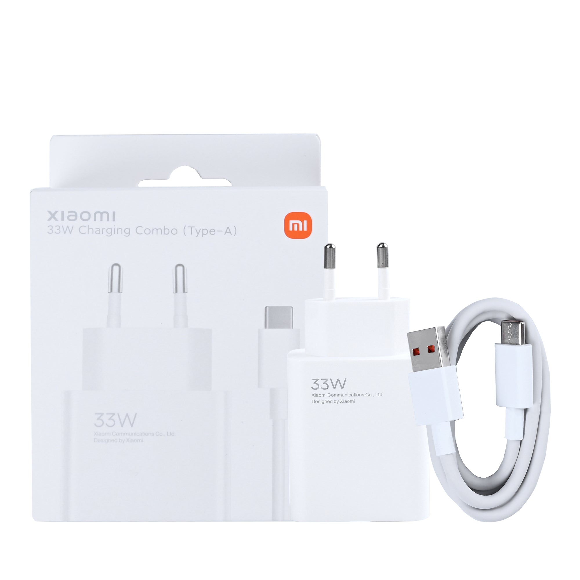 Xiaomi Charging Combo MDY-11-EZ USB-A 100cm 33W White Original Retail Box