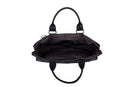 BLUCACTUS LB1007BK Leather Laptop Bag 14 inch Black