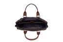 BLUCACTUS LB1006LB Leather Laptop Bag 14 inch Brown