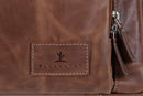 BLUCACTUS OB1001BR Leather Office Bag Brown