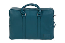 BLUCACTUS OB1002GR Leather Office Bag Green