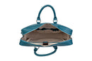BLUCACTUS OB1002GR Leather Office Bag Green