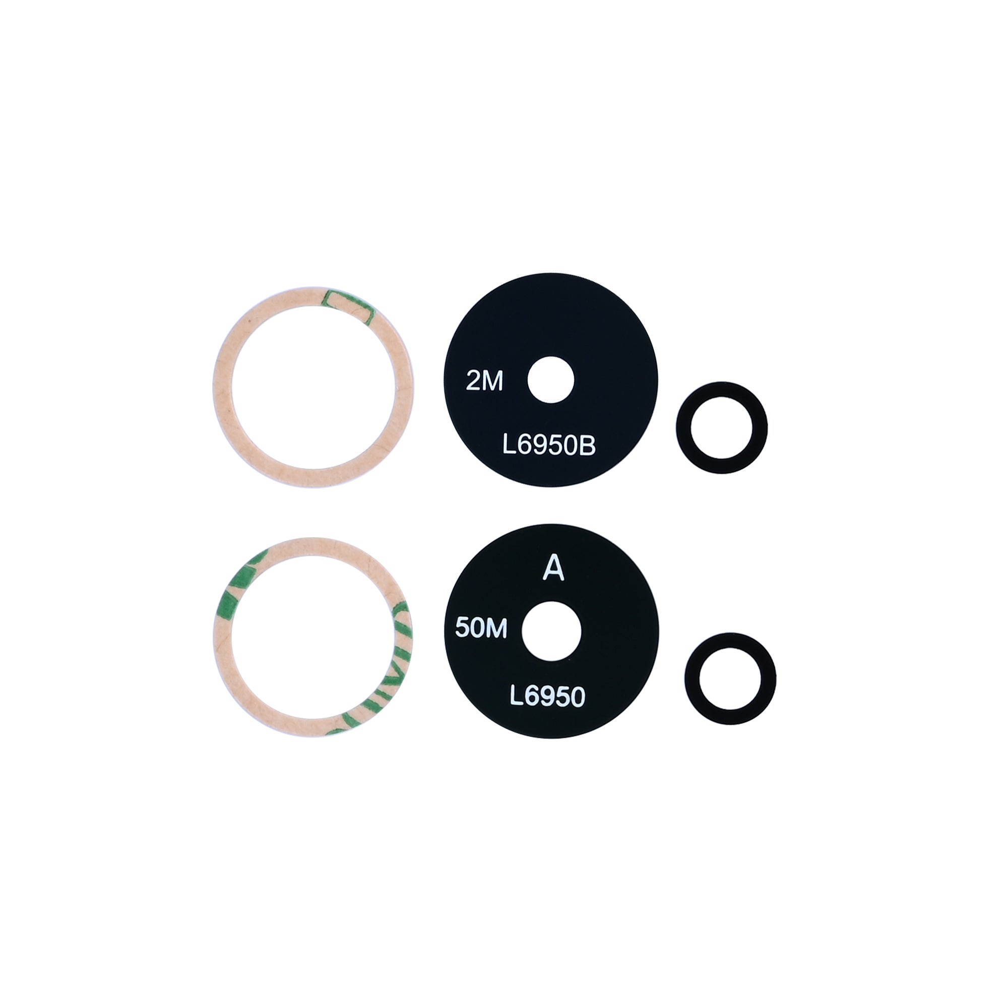 Oppo Reno13 F 4G Camera Lens Cover Black OEM