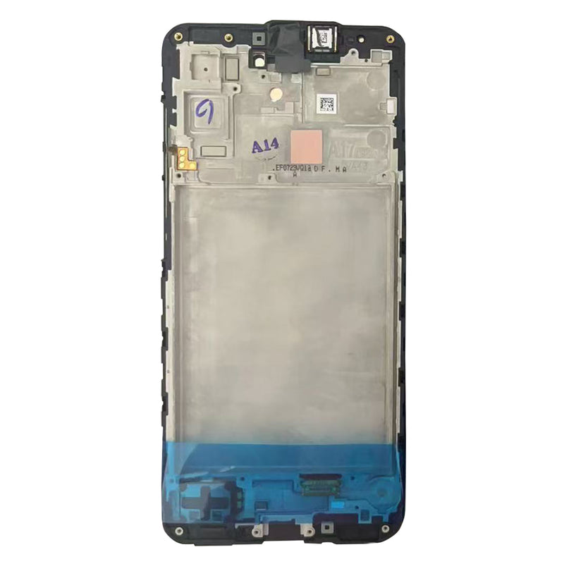 Samsung Galaxy A17 A176B Display And Digitizer With Frame Black Service Pack