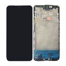 Samsung Galaxy A17 A176B Display And Digitizer With Frame Black Service Pack