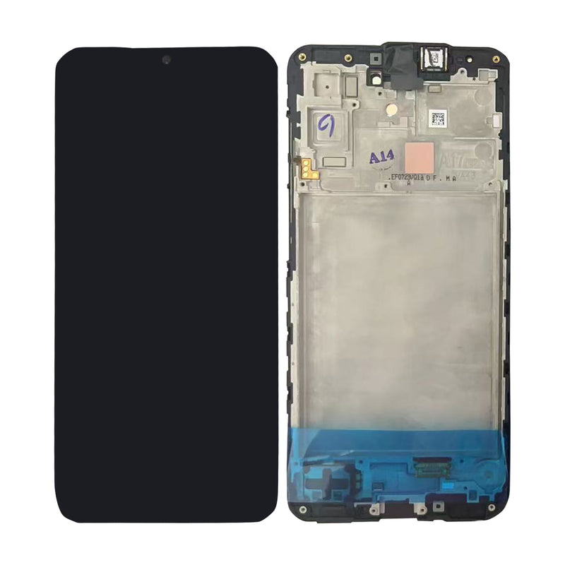 Samsung Galaxy A17 A176B Display And Digitizer With Frame Black Service Pack