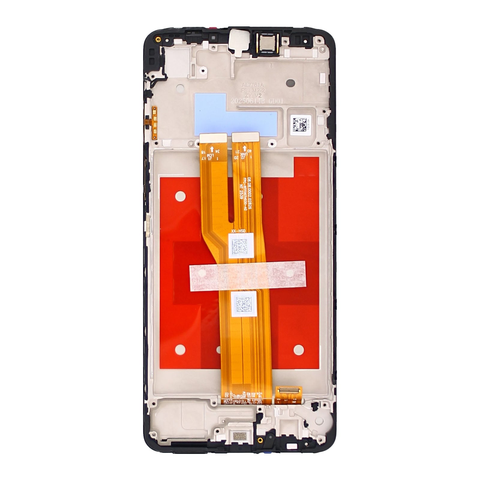 Samsung Galaxy A07 4G A075F Display And Digitizer With Frame Grey Service Pack