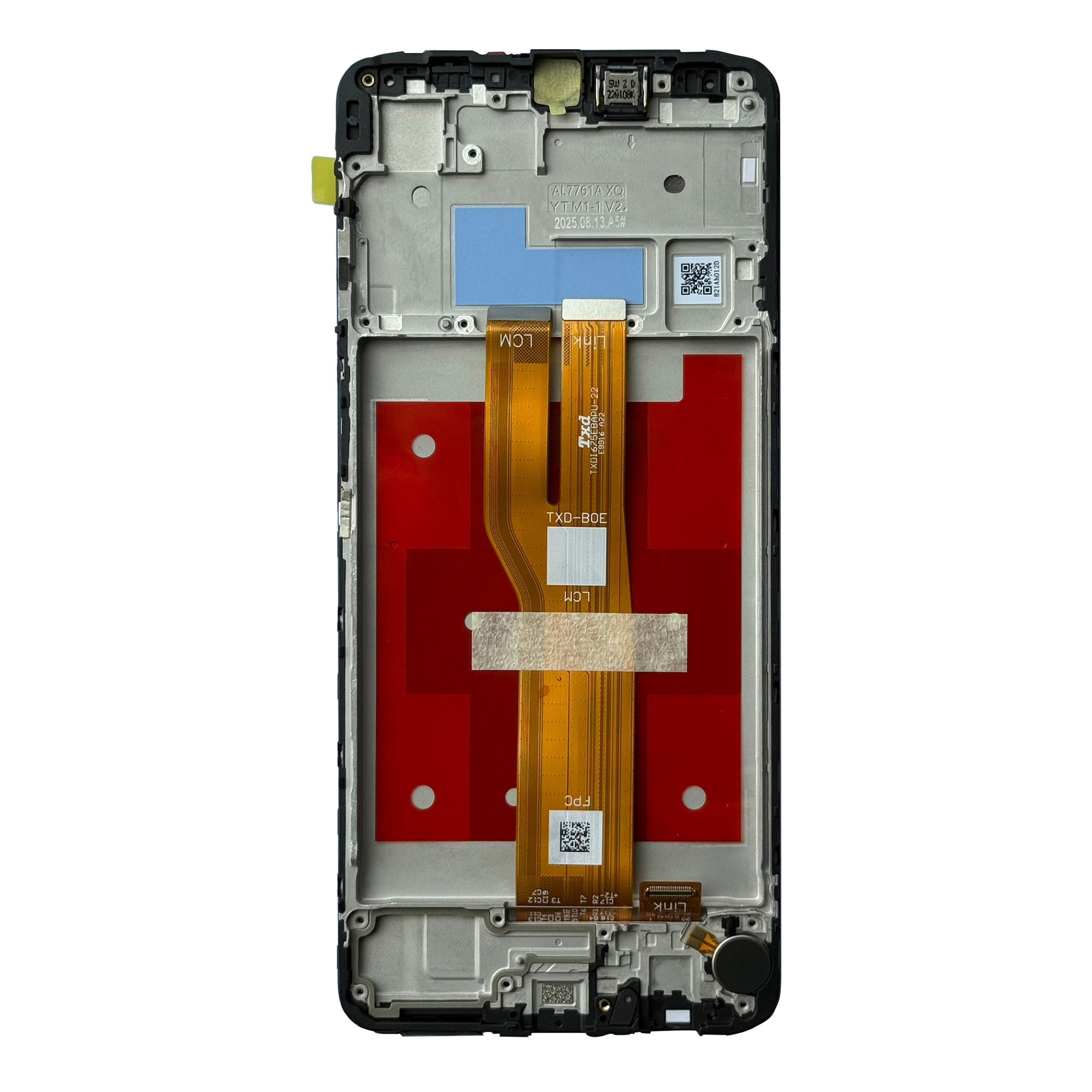Samsung Galaxy A07 4G A075F Display And Digitizer With Frame Gray OEM