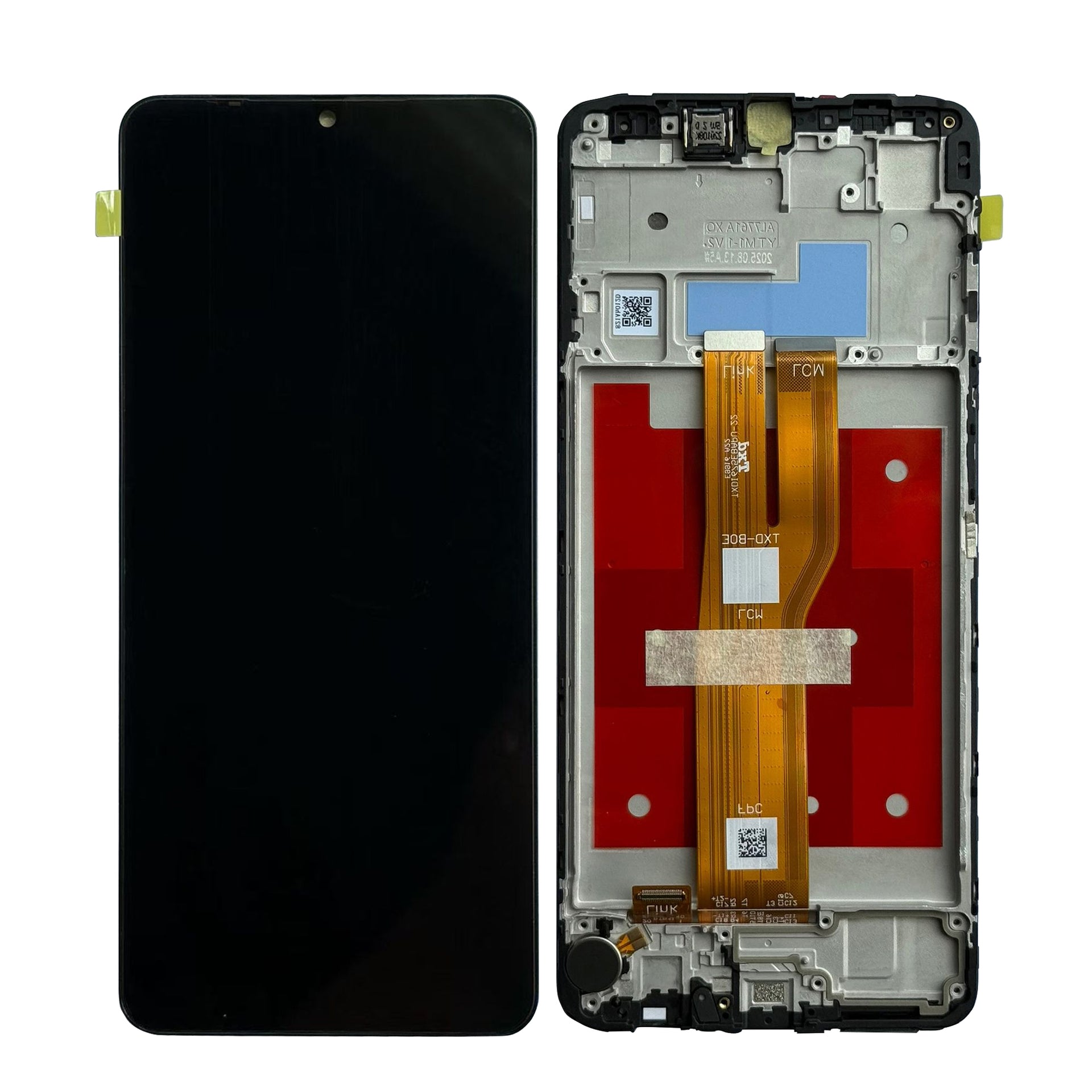 Samsung Galaxy A07 4G A075F Display And Digitizer With Frame Gray OEM