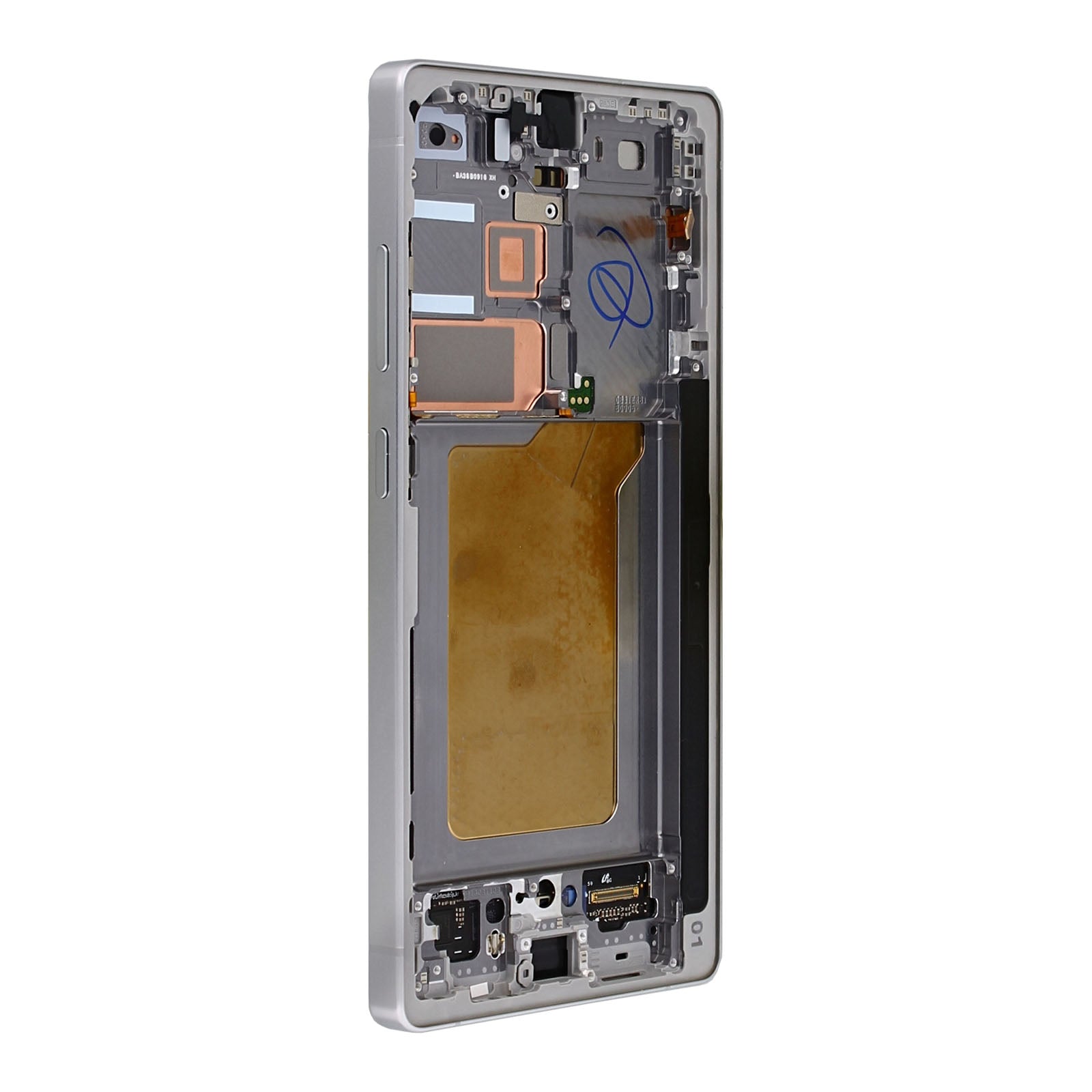 Samsung Galaxy S25 Ultra S938B Display And Digitizer With Frame Titanium Silver Pre-Assembled