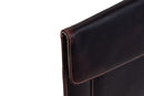 BLUCACTUS OF1001BR Leather Laptop Folder 14 inch Matte Brown
