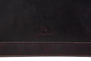 BLUCACTUS OF1001BR Leather Laptop Folder 14 inch Matte Brown