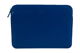 BLUCACTUS LS1004BL Leather Laptop Sleeve 14 inch Blue
