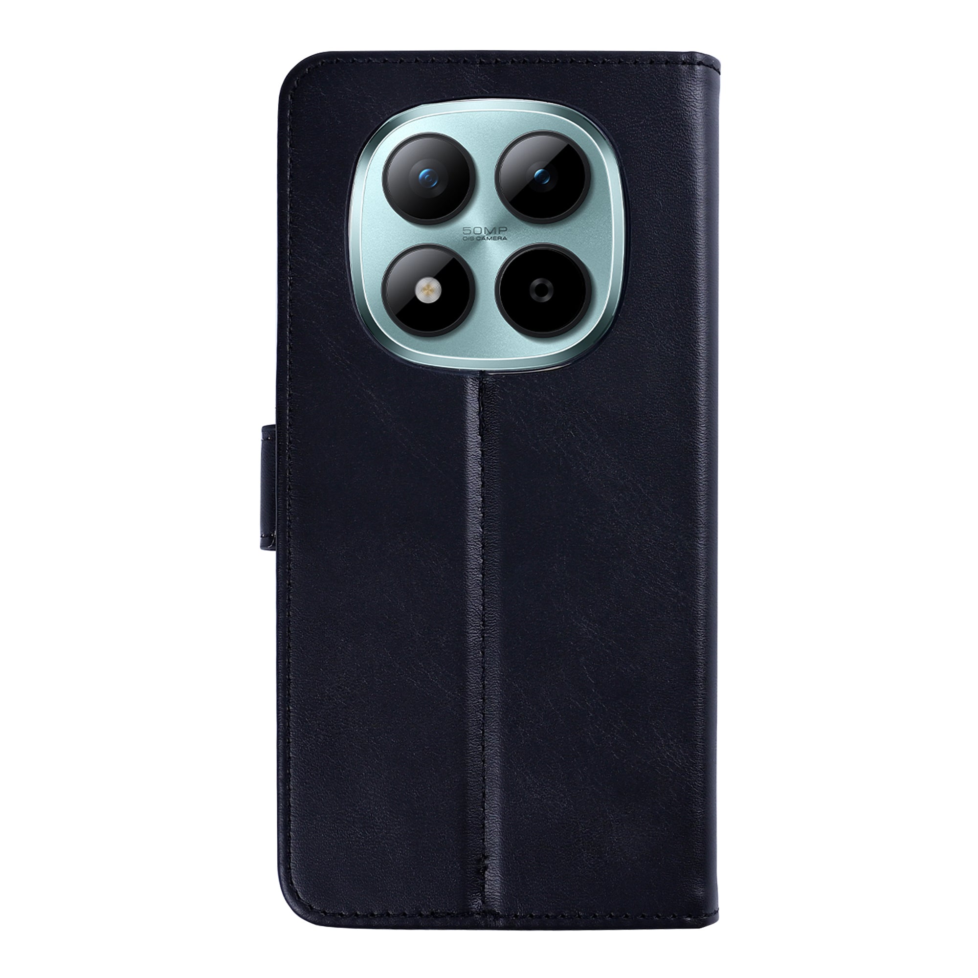 Rixus Bookcase For Xiaomi Redmi Note 15 Pro Plus Black