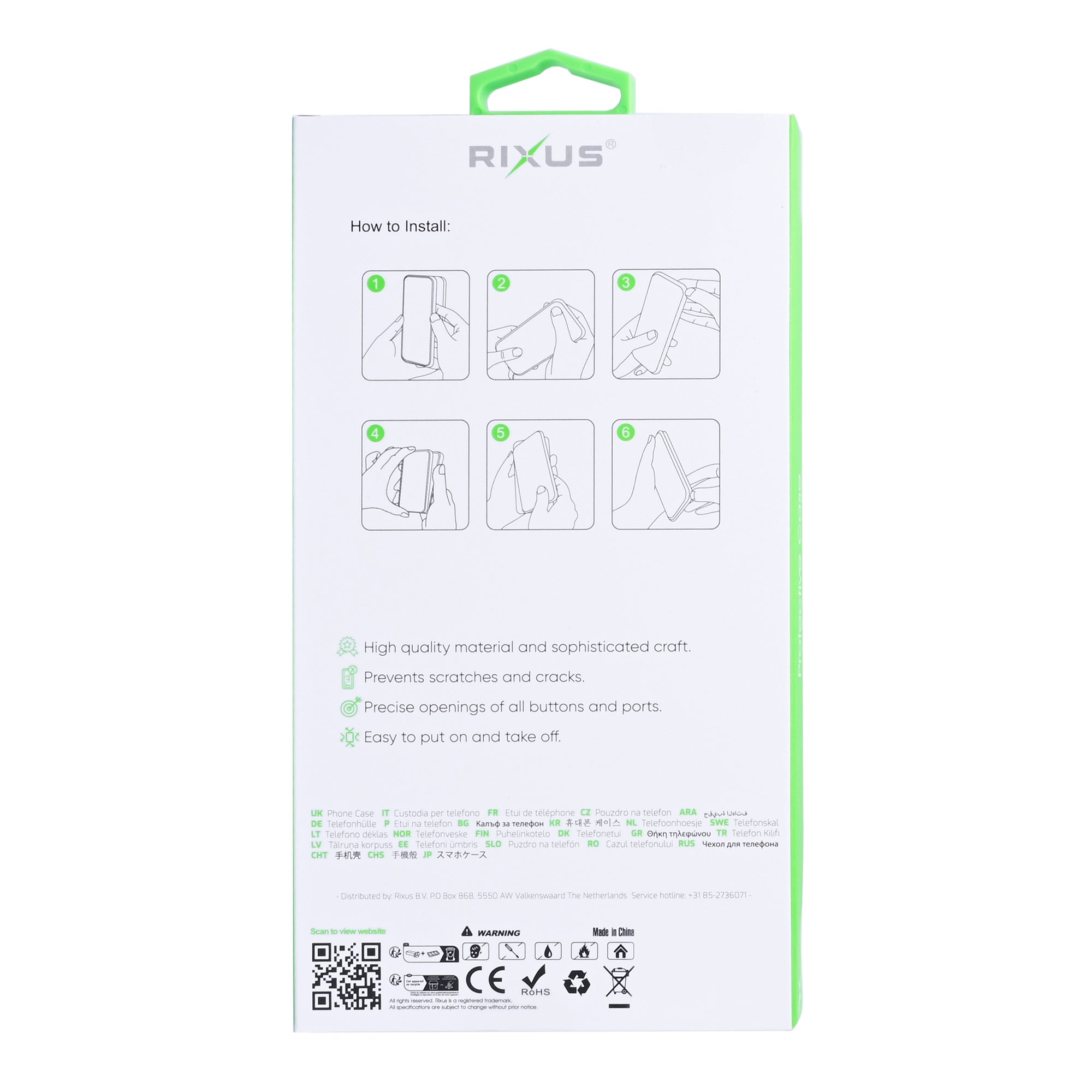 Rixus Anti-Burst Case With MagSafe Compatible For Xiaomi Redmi 15C Transparent