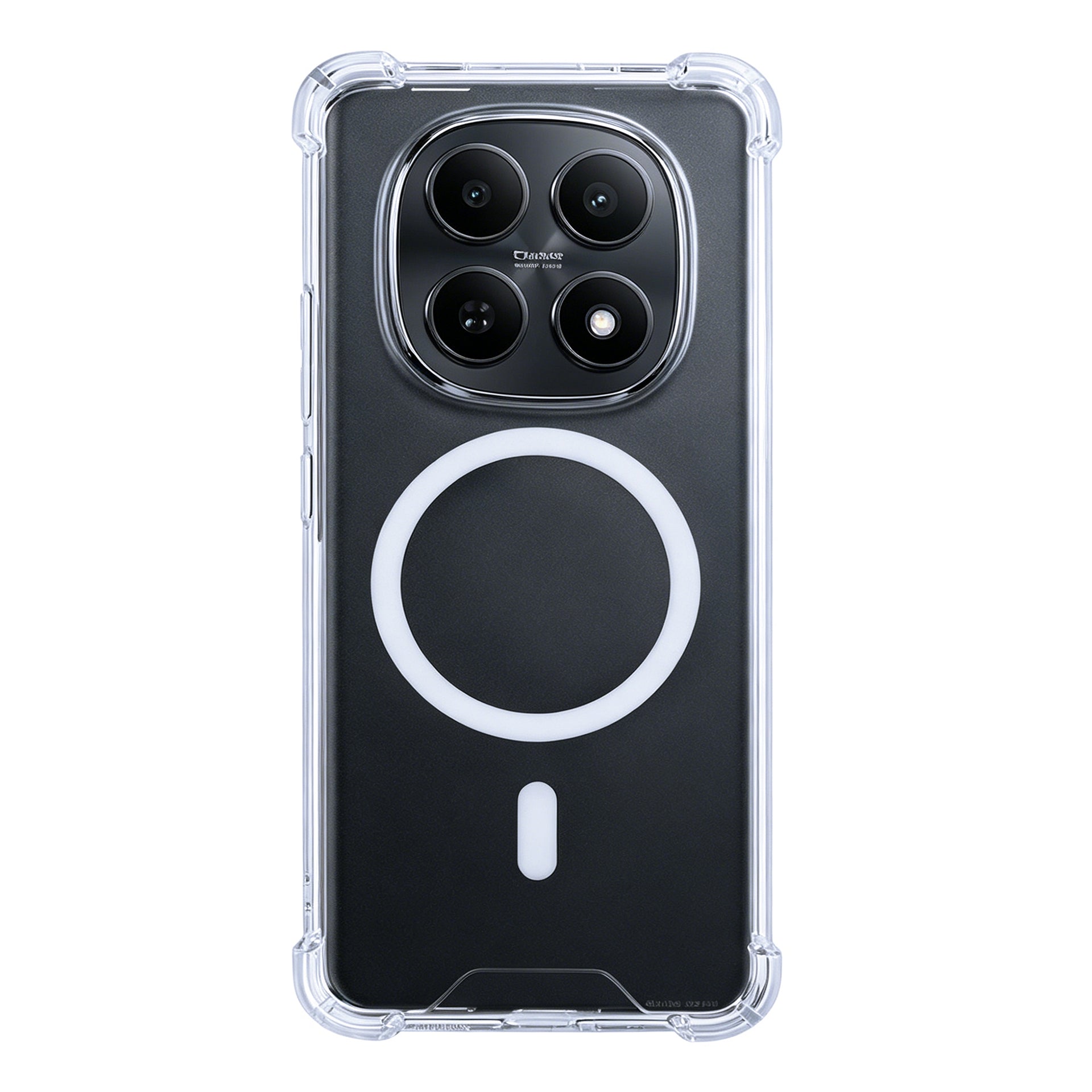 Rixus Anti-Burst Case With MagSafe Compatible For Xiaomi Redmi Note 15 Transparent