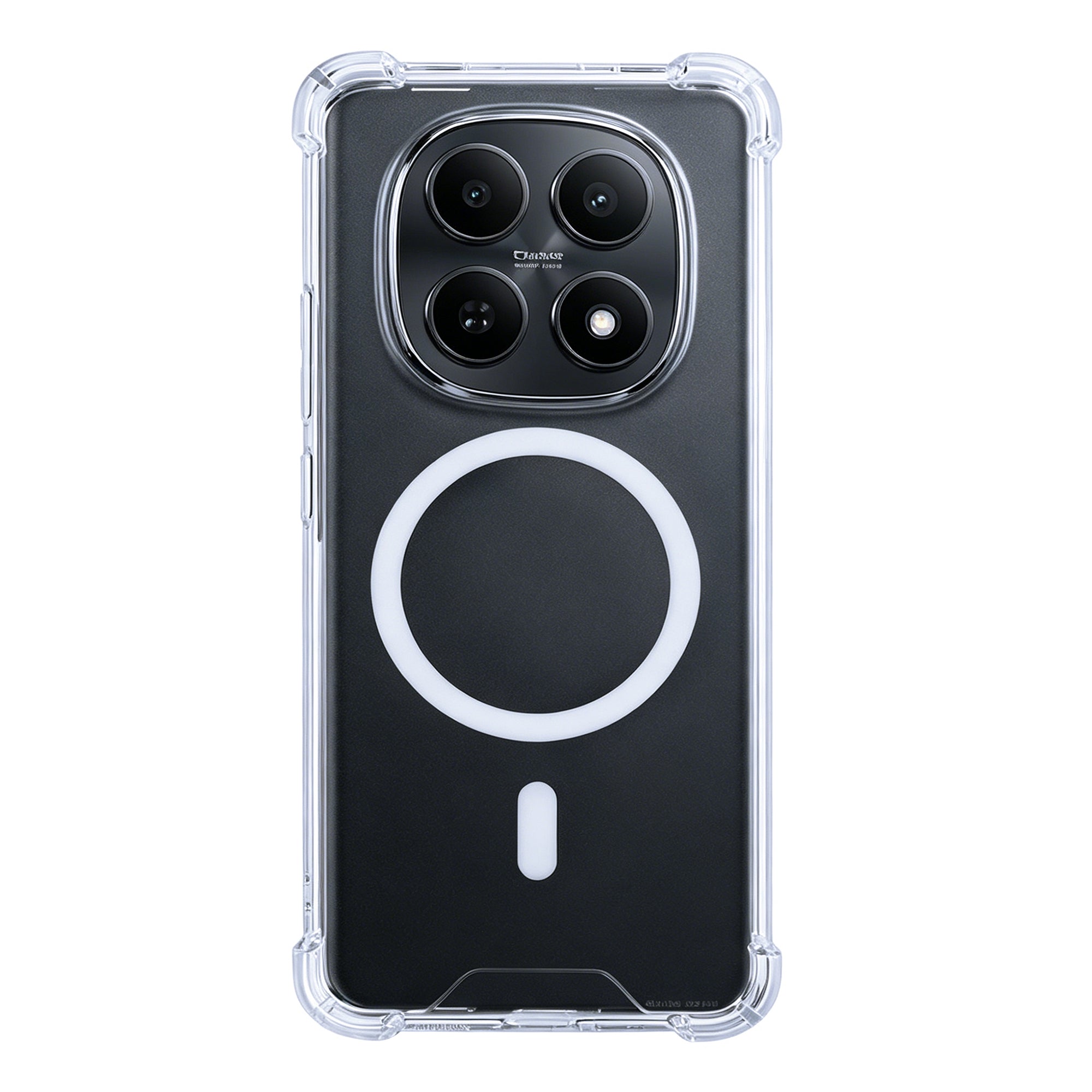 Rixus Anti-Burst Case With MagSafe Compatible For Xiaomi Redmi Note 15 Transparent