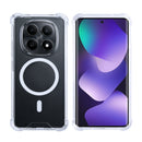 Rixus Anti-Burst Case With MagSafe Compatible For Xiaomi Redmi Note 15 Transparent