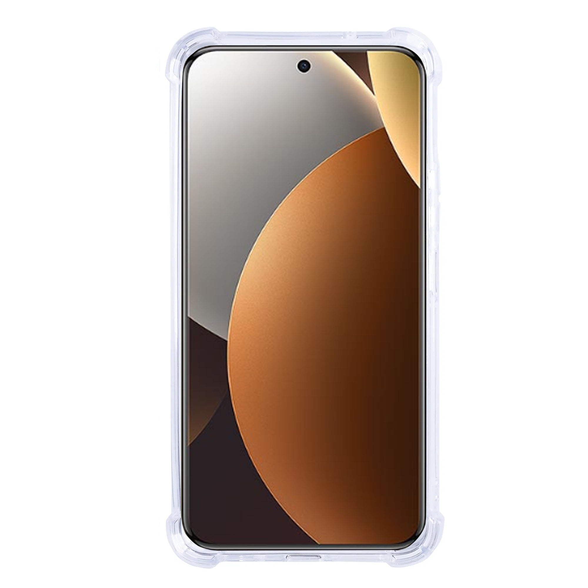 Rixus Anti-Burst Case With MagSafe Compatible For Xiaomi Redmi Note 15 Pro Plus Transparent