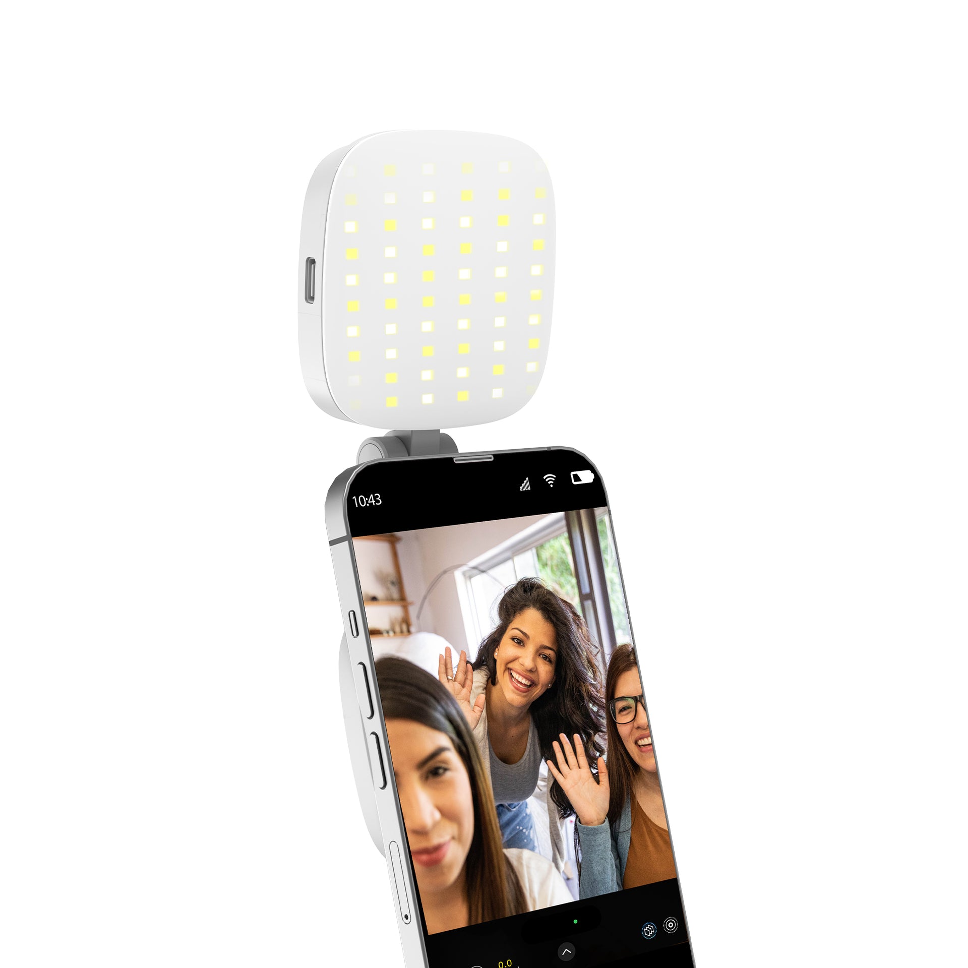 Rixus RXLG92 Magnet Selfie Light With Mirror